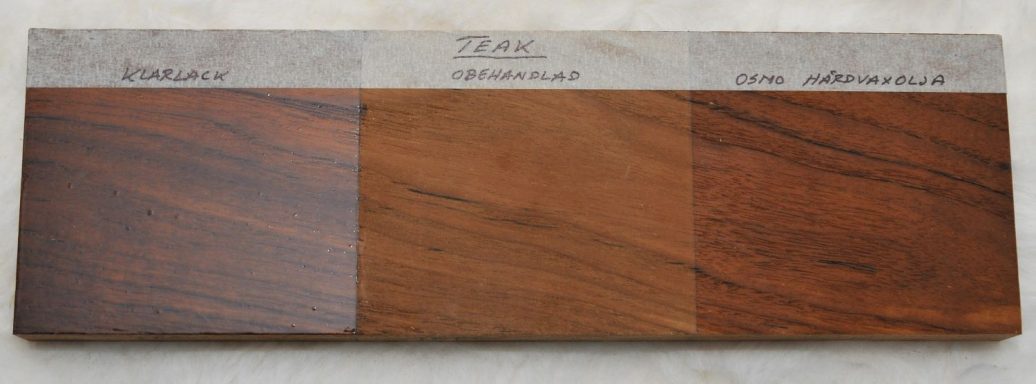 Teak - Ytbehandling möbler