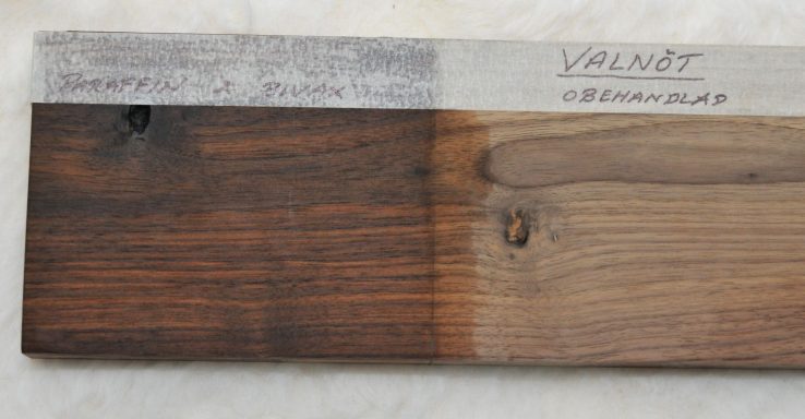 Valnöt - Ytbehandling skärbrädor