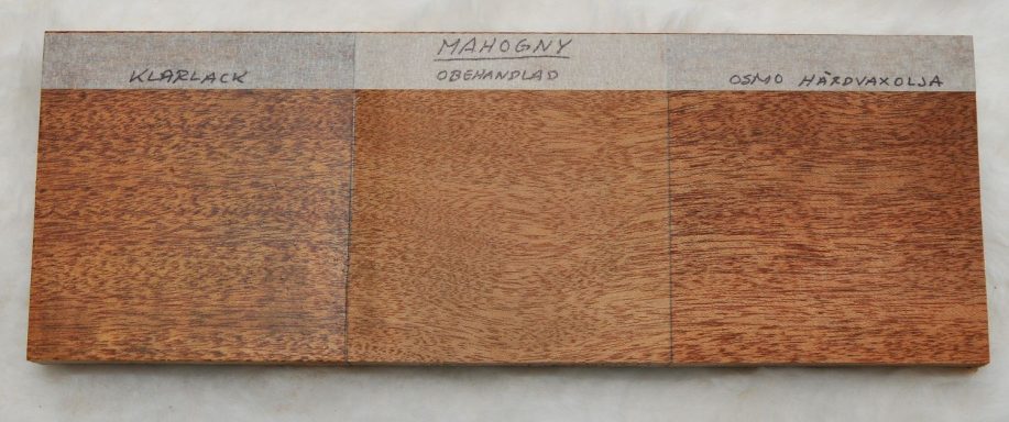 Mahogny - Ytbehandling möbler