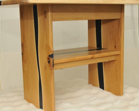 Soffbord svartån detalj bordsben