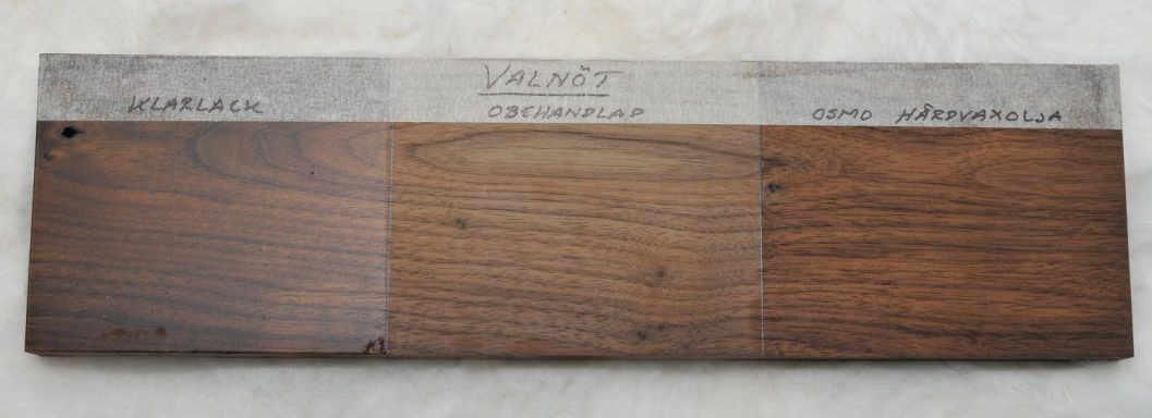 Valnöt - Ytbehandling möbler