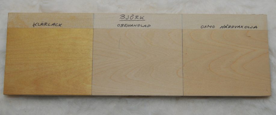 Björk - Ytbehandling möbler