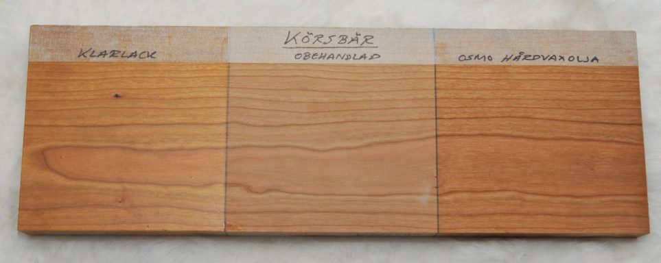 Körsbär - Ytbehandling möbler