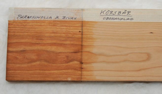 Körsbär - Ytbehandling skärbrädor