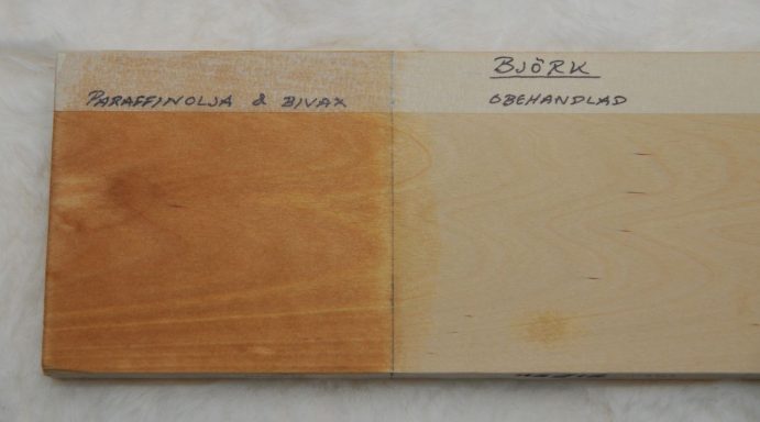Björk - Ytbehandling skärbrädor